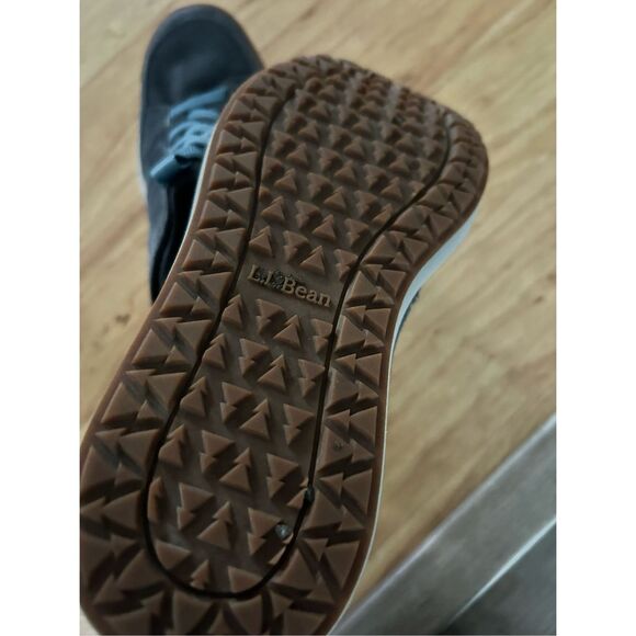 L.L. bean hiking shoes sneakers size 7 blue suede hiking comfy - Picture 4 of 5